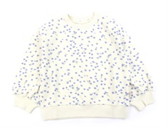 Petit Piao offwhite floral sweatshirt